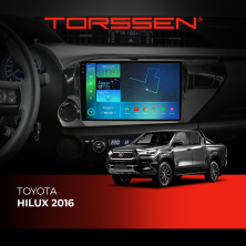 Штатна магнітола Torssen 2K Toyota Hilux 16 F10432 4G Carplay DSP