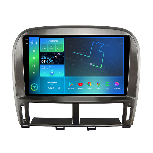Штатна магнітола Torssen 2K Lexus LS 01-06 F9332 4G Carplay DSP