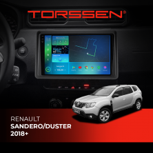Штатна магнітола Torssen 2K Renault Sandero/Duster 18+F10464 4G Carplay DSP