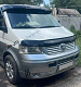 Козирьок на лобове скло (чорний глянець, 5мм) для Volkswagen T6 2015-2024 рр