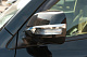 Смужки на дзеркала (2 шт, хром) для Toyota Land Cruiser Prado 150 2009-2023 рр