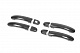 Накладки на ручки (натуральний карбон) 4 ручки для Volkswagen Touran 2003-2010 рр
