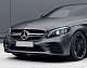 Передня решітка AMG Silver (для Avantgarde/AMG-Line/C43 AMG) 2014-2018, без камери для Mercedes C-сlass W205 рр