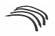 Накладки на арки (1995-2003, 4 шт, чорні, ABS) для Peugeot Expert рр