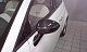 Накладки на дзеркала 2007-2015 (2 шт., натуральний карбон) для Fiat 500/500L рр