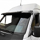 Козирьок на лобове скло (чорний глянець, 5мм) для Mercedes Sprinter W901/902/903/904/905 1995-2006 рр