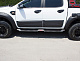 Бокові пороги Dakar V2 без LED (2 шт, метал) для Volkswagen Amarok 2010-2022 рр