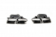 Насадки на глушник AMG S63 для Mercedes S-class W222 2013-2022 рр