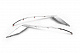 Вії на фари (2 шт., для LED) для Toyota Land Cruiser Prado 150 2009-2023 рр