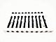 Болт ГБЦ Geely EC7/EC7RV (компл. 10 шт) KIMIKO