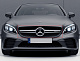 Передня решітка AMG Silver (для Avantgarde/AMG-Line/C43 AMG) 2018-2026, без камери для Mercedes C-сlass W205 рр
