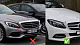 Передня решітка AMG Silver (для Avantgarde/AMG-Line/C43 AMG) 2018-2026, без камери для Mercedes C-сlass W205 рр