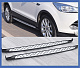 Бокові пороги OEM-V2 (2 шт., алюміній) для Ford Kuga/Escape 2013-2019 рр