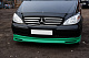 Накладка на бампер BRB V1 (під фарбування) 2010-2015 рік для Mercedes Vito W639 рр