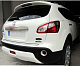 Задній дифузор Meliset (під фарбування) для Nissan Qashqai 2007-2010 рр